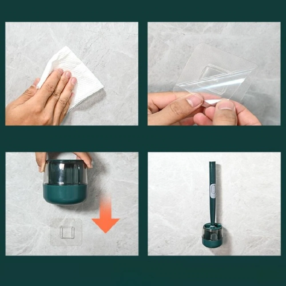 Flexibele toiletborstel voor een nauwkeurige en gemakkelijke reiniging