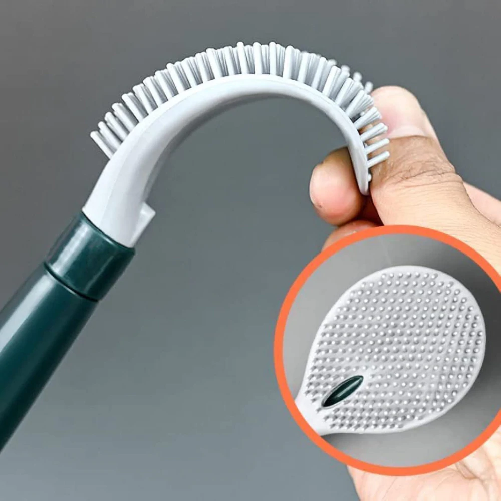 Flexibele toiletborstel voor een nauwkeurige en gemakkelijke reiniging