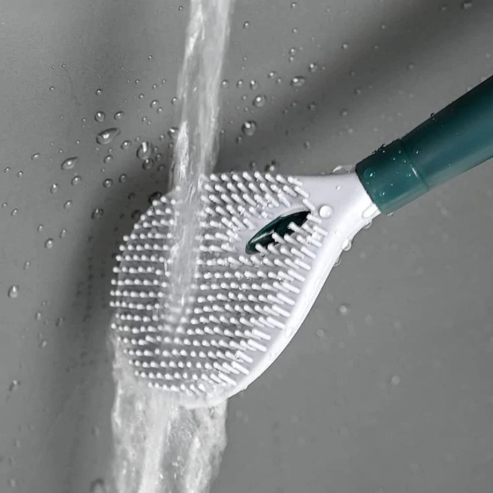 Flexibele toiletborstel voor een nauwkeurige en gemakkelijke reiniging