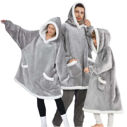Giant plaid sweater ultra comfortable for total relaxation 